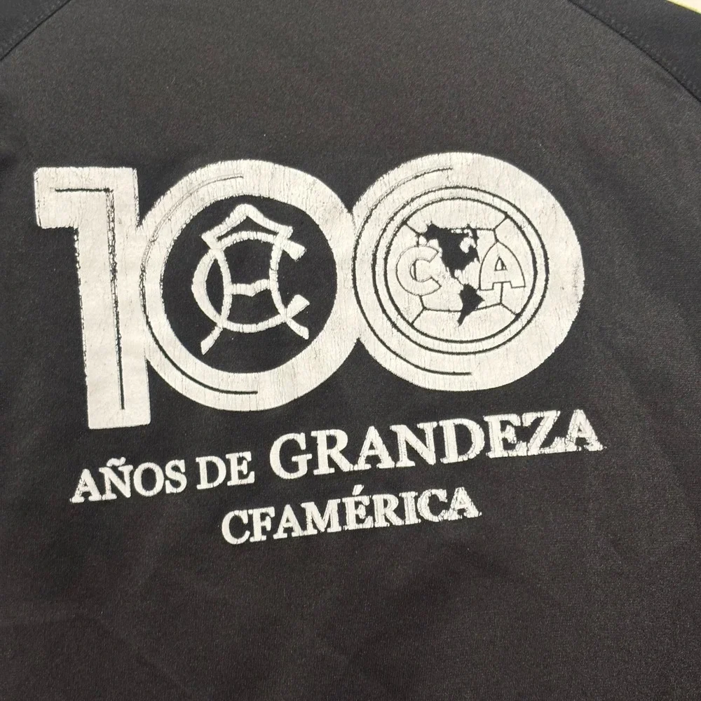 Nike Club America Centenario 100 Anos Track Jacket Black Yellow Mens Small